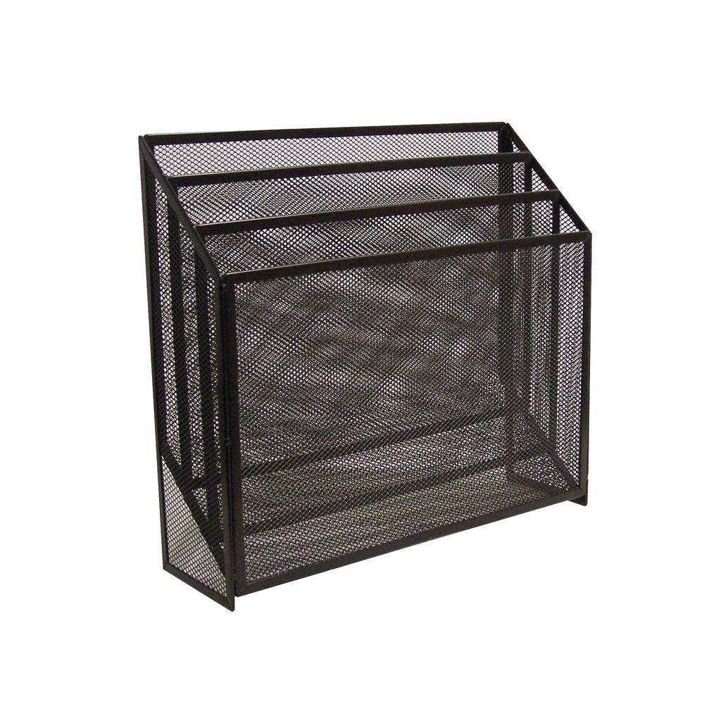 Clasificador Triple Negro Malla 32x30x9cm OMX - OfficeMax