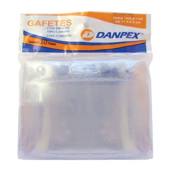 PORTAGAFETE CON CAIMAN 11X6 CM 10 PZS | Gafetes | OfficeMax - OfficeMax