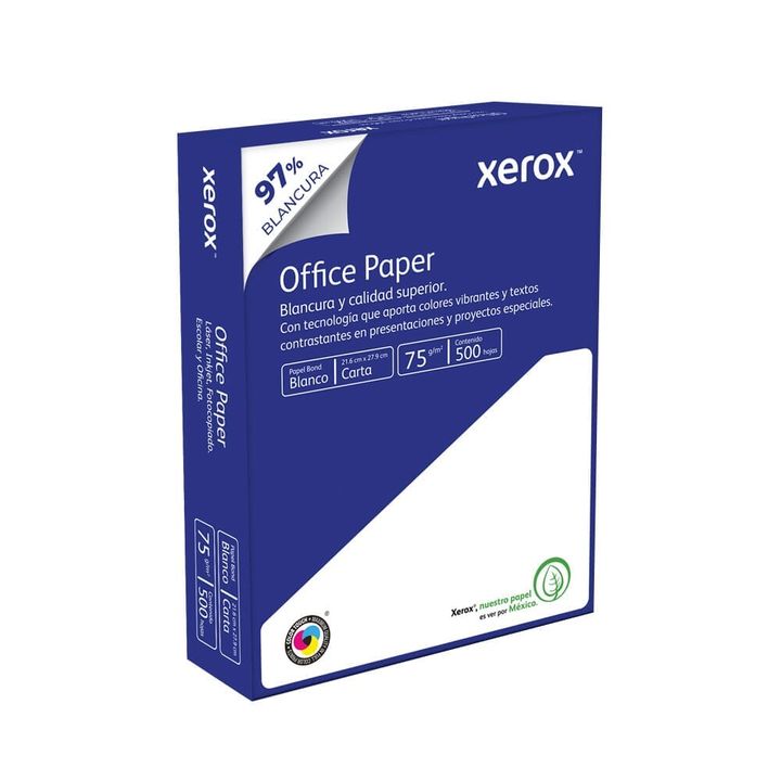 Paquete de Hojas Tamaño Carta Xerox Office Paper 97% Blancura 500 hojas |  Cajas y Paquetes de Papel | OfficeMax - OfficeMax