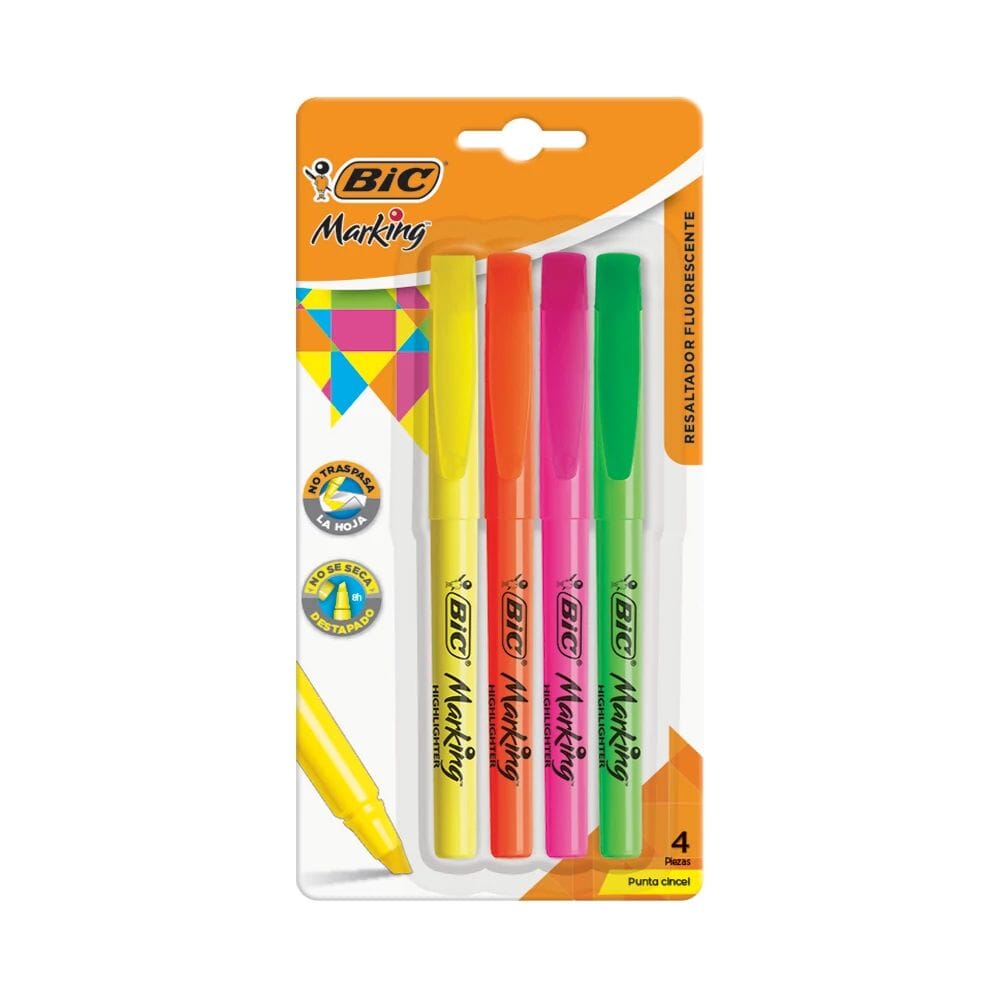 Marcatextos Bic Brite Liner naranja – OFIMART