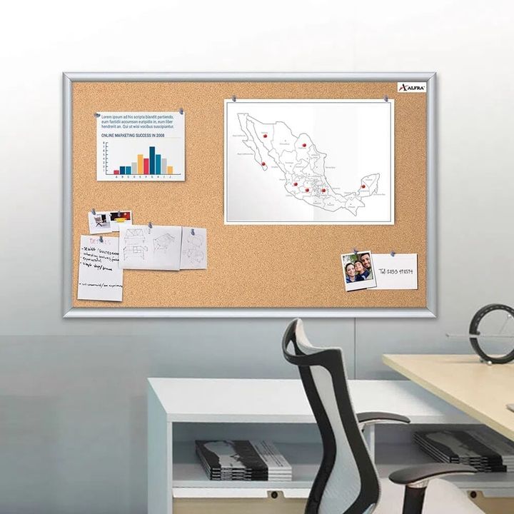 Tablero Iceboard de Corcho 60x90 cm | Pizarrones y Rotafolios | OfficeMax -  OfficeMax