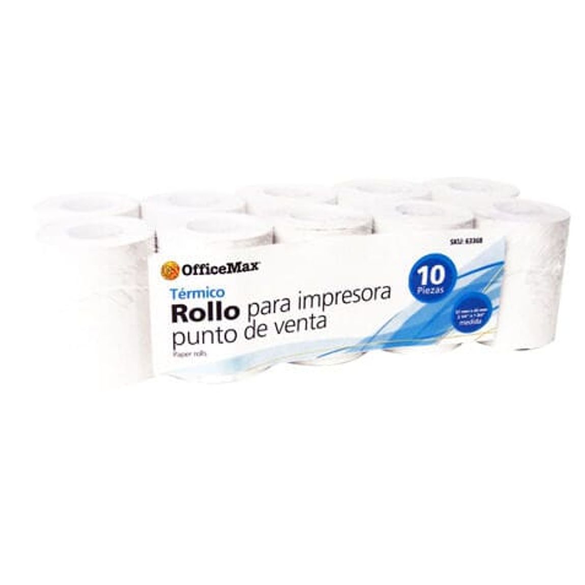 Rollo Officemax Termico 57mm Ancho X 45mm Diámetro 10 Piezas | Rollos |  OfficeMax - OfficeMax