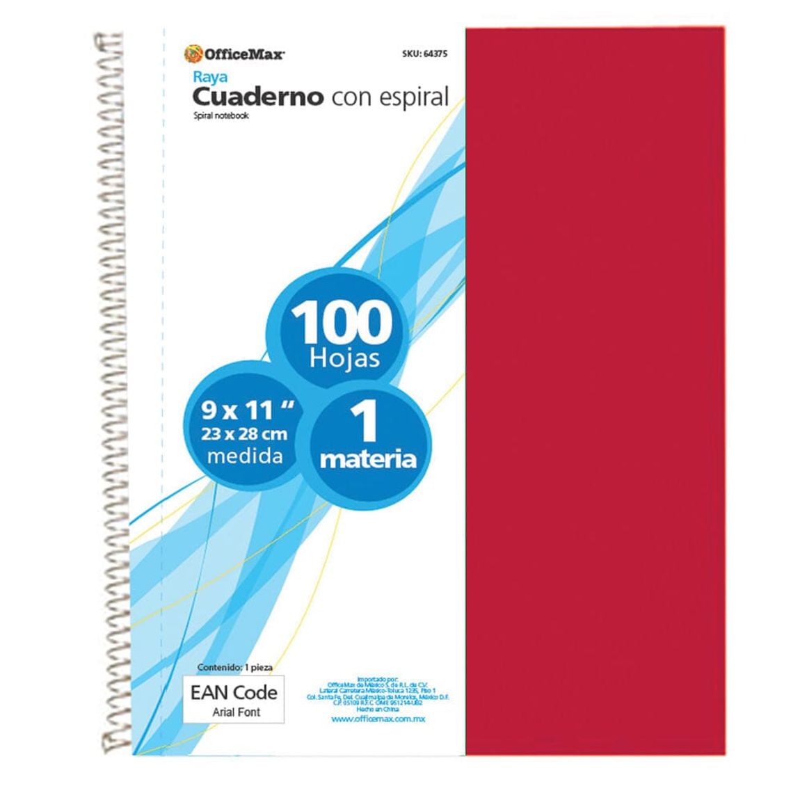 Cuaderno Profesional Rayado Officemax 100 Hojas | Cuadernos | Officemax -  OfficeMax