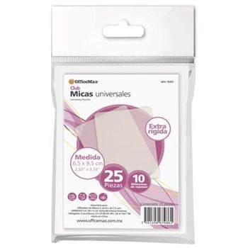 MICA EXTRARIGIDAOMX  10MM 25P | Engargolar y Enmicar | OfficeMax -  OfficeMax