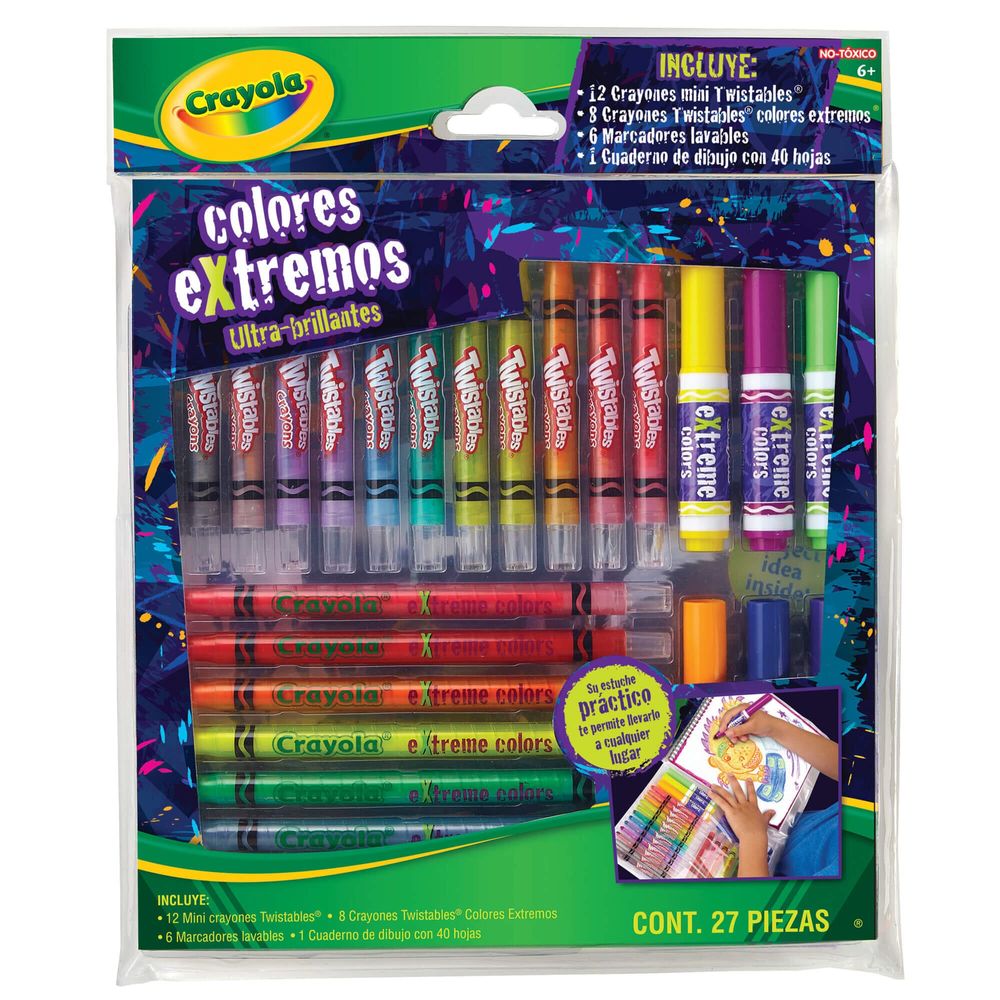 Set Creativo De Marcadores Crayola Twistables 27 Piezas | Marcadores  Permanentes | Crayola - Kiosko