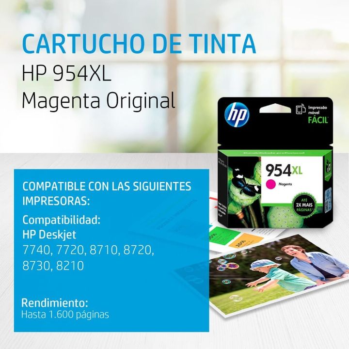 Cartucho HP 954XL Magenta | Cartuchos deTinta - OfficeMax