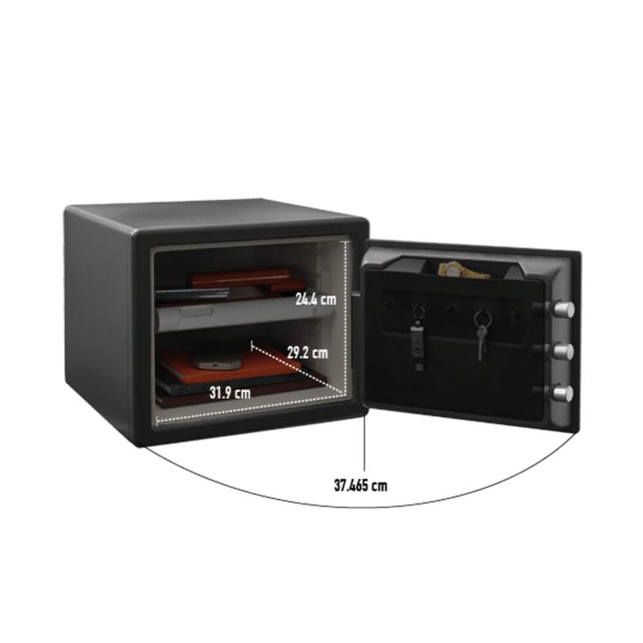 Caja Fuerte Digital Sentry Safe SFW082ET Negra | Cajas Fuertes - OfficeMax