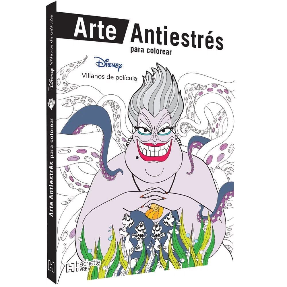 Arte Antiestres Para Colorear Disney Villanos de Película