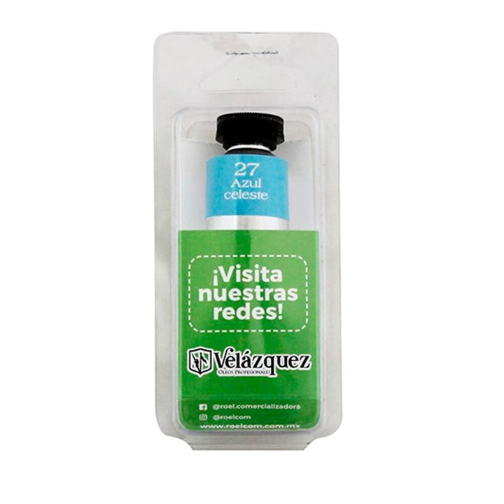 Pintura Óleo Velázquez 27 Azul Celeste 16ml | Pinturas - OfficeMax