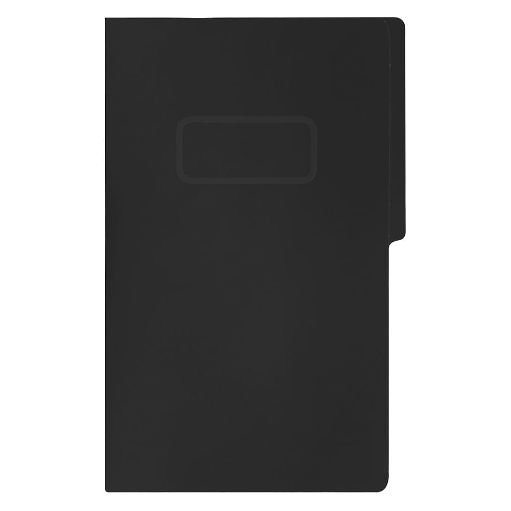 Folder Pressboard | Fortec | Oficio | Broche 8 cm | Negra | 5 Piezas
