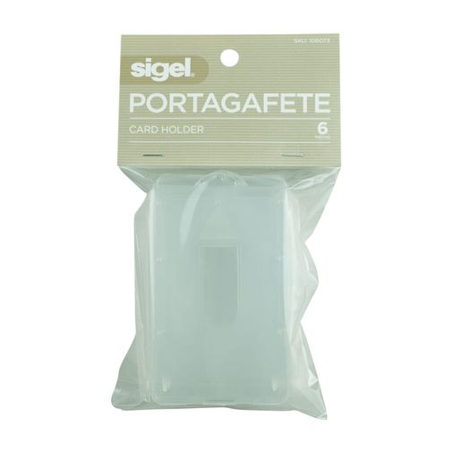 Portagafete Sigel Horizontal/Vertical 1pieza - OfficeMax