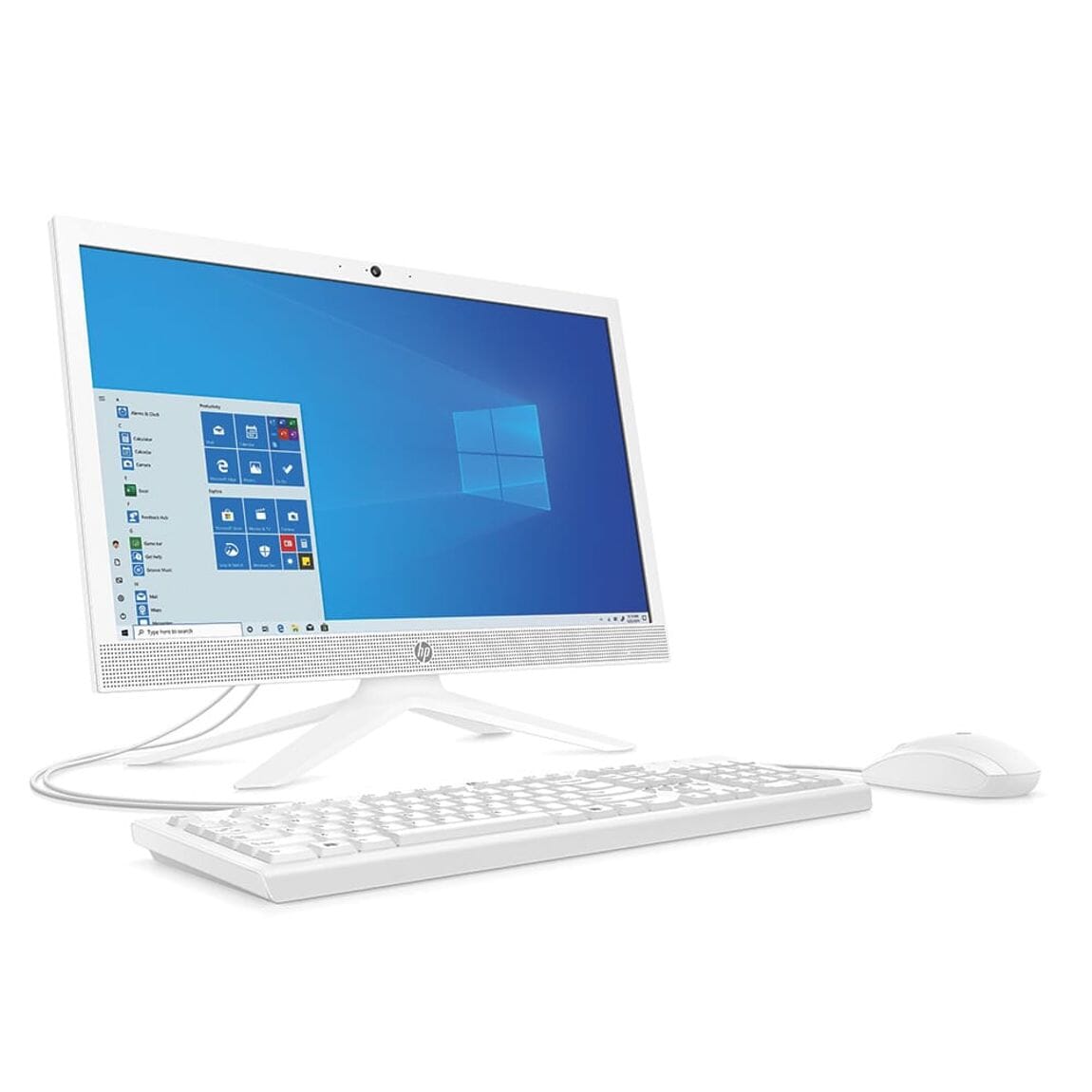 Describir Llamarada Sinceridad Computadora All in One HP 21-B0013la RAM 4GB DD 1TB Celeron W11 20.7"  Blanca | Desktops - OfficeMax