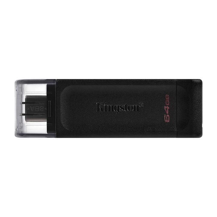 Memoria USB-C Kingston DataTraveler 70 64GB  Negro | Memorias USB -  OfficeMax