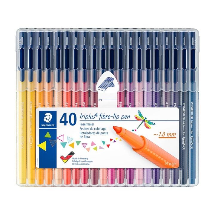 Plumones Staedtler Triplus  mm 40pz| Plumones | OfficeMax - OfficeMax