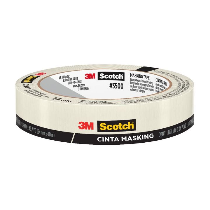 Masking Tape Scotch 3500 24mm x 40m | Cintas Adhesivas - OfficeMax