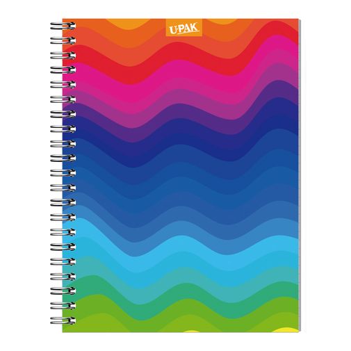 Cuaderno Profesional Rayado Upak Samurai Colores 100 Hojas | Cuadernos