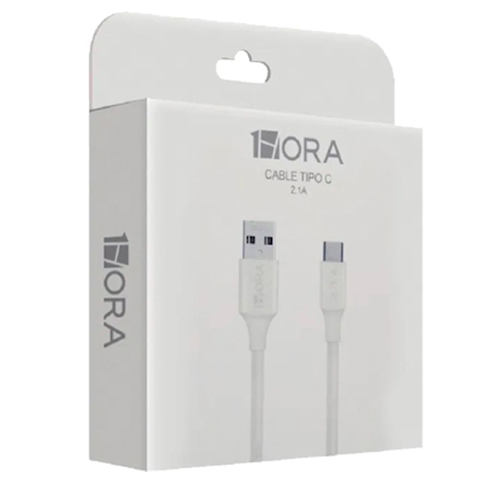 Cable USBC 1Hora 2.1A 1 metro Cables OfficeMax Kiosko