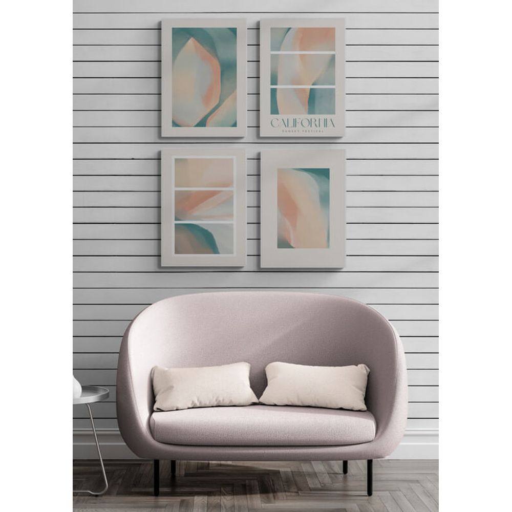 Cuadro Decorativo Pink Sunset Cuadros Decorativos OfficeMax Kiosko