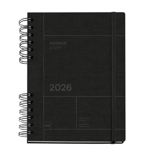 agenda-diaria-2026-plus-wire-o-negro-basics-8422593345627 agenda-diaria-2026-plus-wire-o-negro-basics-8422593345627