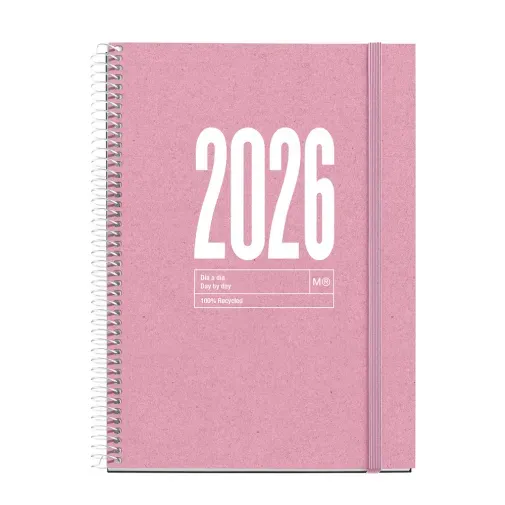 agenda-diaria-2026-plus-recy-rosa-8422593345511 agenda-diaria-2026-plus-recy-rosa-8422593345511