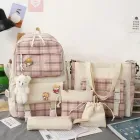 mochilas-cuadros-aoku-rosa-5-pzs-5190409