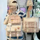 mochilas-cuadros-aoku-rosa-5-pzs-5190409
