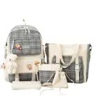 mochilas-cuadros-aoku-gris-5-pzs-5190287