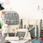 mochilas-cuadros-aoku-gris-5-pzs-5190287