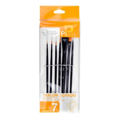 pinceles-sinteticos-rodart-mixto-dorado-7-pzs-7501139120919 pinceles-sinteticos-rodart-mixto-dorado-7-pzs-7501139120919