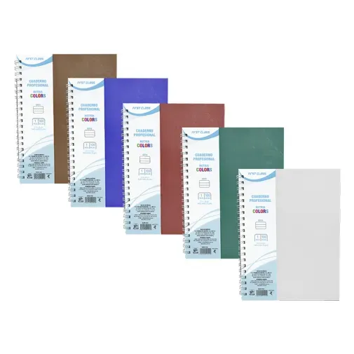 cuaderno_engargolado_first_class_raya_varios cuaderno_engargolado_first_class_raya_varios