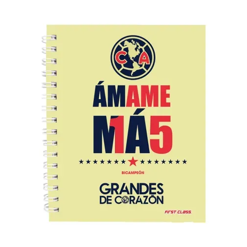 cuaderno_engargolado_club_america_first_class_primer_modelo cuaderno_engargolado_club_america_first_class_primer_modelo