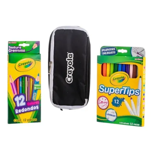 set_escolar_crayola_25_pzs