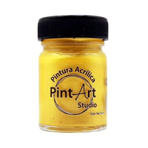 pintura-acrilica-metalica-pint-art-studio-amarillo-30-ml-7501858991357