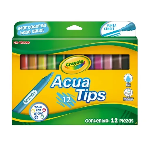 plumones_acuatips_12_colores_punta_suave_escolar