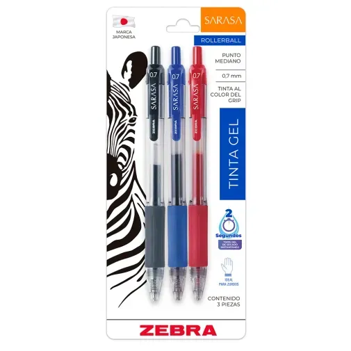 boligrafo_roller_zebra_sarasa_07mm_3piezas