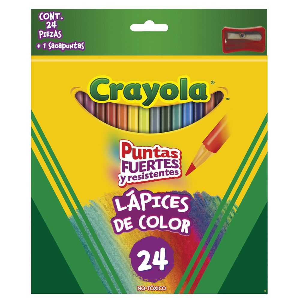 Colores Crayola 24 Piezas - OfficeMax colores crayola bicolor precio