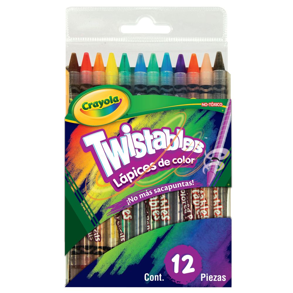 Colores Twistables 12 piezas - OfficeMax colores crayola 12 piezas