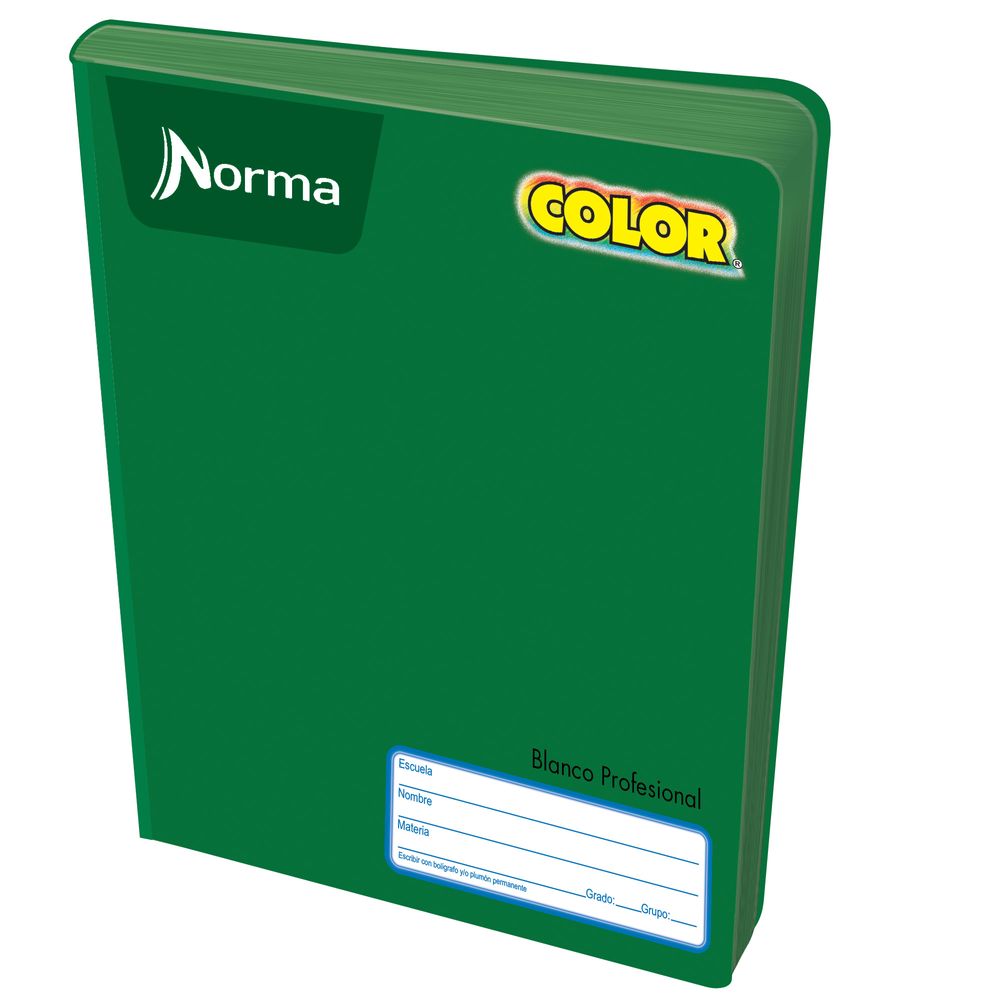 Cuaderno Profesional Cosido Blanco Norma Color 100 Hojas OfficeMax