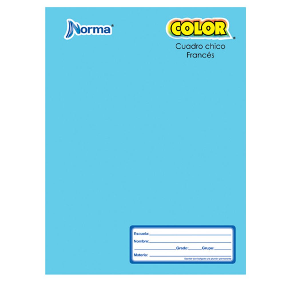 Cuaderno Franc s Cosido Cuadro Chico Norma Color 100 Hojas OfficeMax