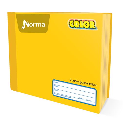 Cuaderno Italiano Cosido Cuadro Chico Norma Color 100 Hojas OfficeMax