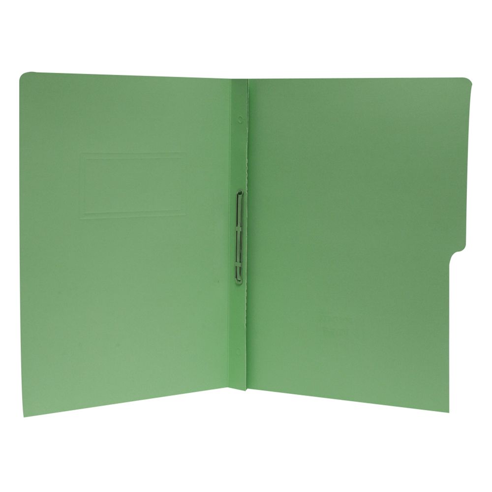 Carpeta tipopressboard con broche t/carta verde pqt con 5 