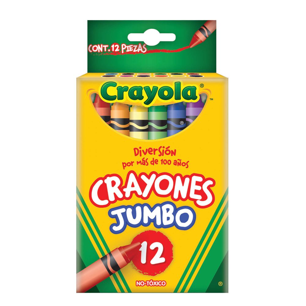 CRAYONES CRAYOLA JUMBO 12 PZAS Crayones OfficeMax OfficeMax