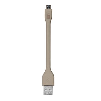 Cable-Micro-USB-Corto-Case-Logic-Dorado