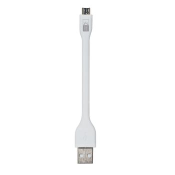 Cable-Micro-USB-Corto-Case-Logic-Blanco