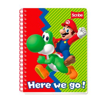 Cuaderno-Profesional-Marios-Bros-1-Raya-Scribe-100-Hojas