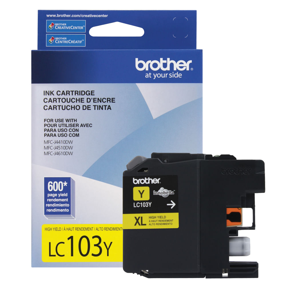 Cartucho de tinta Brother LC-10 3, Amarillo | Cartuchos y Botellas Tinta |  Brother | OfficeMax - Kiosko