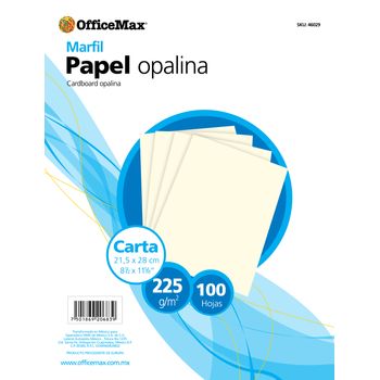 Opalina-Officemax-Carta-Marfil-100-Hojas-225-Gr