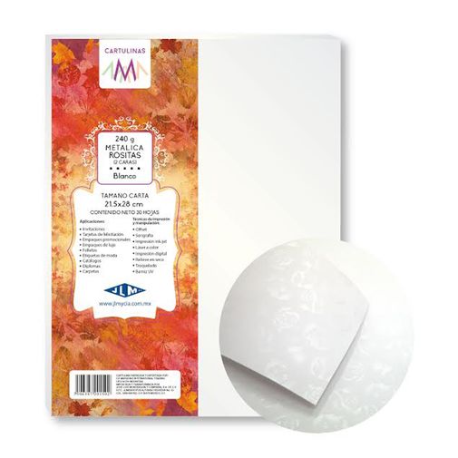 Cartulina Blanca 240grs Carta Rositas  Papel Fino 