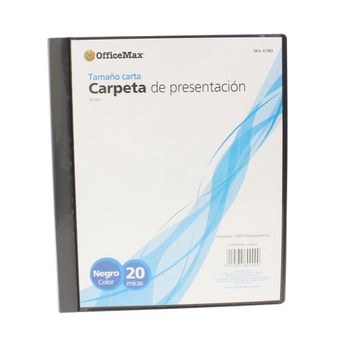 Mulimica-De-Polipropileno-Negro-Con-20-Hojas-Officemax®