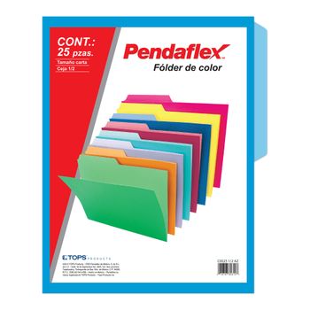 Folder-Pendaflex-Carta-Azul-Intenso-Doble-Tonalidad-25pzas